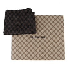 将图像加载到图库查看器中,BALENCIAGA GUCCI × BALENCIAGA The Hacker Project Ophidia Shoulder Bag Black680121 Canvas Leather