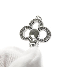 将图像加载到图库查看器中,TIFFANY&Co. Crown Key Necklace Full Pavé Size LargeGRP11583 Pt950