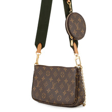 将图像加载到图库查看器中,LOUIS VUITTON Multi Pochette Accessoires Khaki/BrownM44813 Monogram