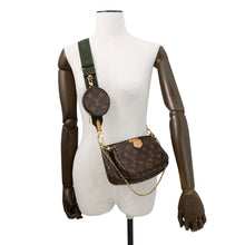 将图像加载到图库查看器中,LOUIS VUITTON Multi Pochette Accessoires Khaki/BrownM44813 Monogram
