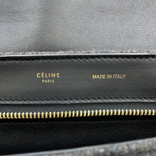 Load image into Gallery viewer, CELINE Trapeze Black Felt Leather
