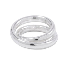 将图像加载到图库查看器中,HERMES Caba Cityslide clutchertige Ring Size 54/#14 Silver SV925