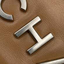 Load image into Gallery viewer, CHANEL CHANEL 22 Handbag Dark BeigeAS3260 Shiny Calf Leather Size Small