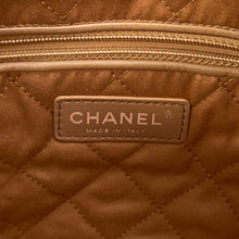 Load image into Gallery viewer, CHANEL CHANEL 22 Handbag Dark BeigeAS3260 Shiny Calf Leather Size Small