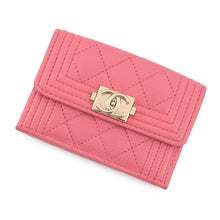 Load image into Gallery viewer, CHANEL Boy Chanel Small Flap Wallet PinkA84432 Caviar Leather