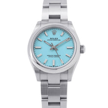 Load image into Gallery viewer, ROLEX Oyster Perpetual 31 W31mm Stainless Steel Turquise Blue Dial277200