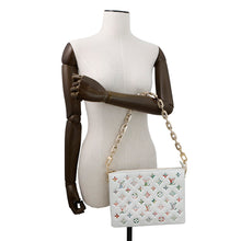 Load image into Gallery viewer, LOUIS VUITTON Coussin Blanc/PinkM21209 Monogram Lamb Leather Size PM
