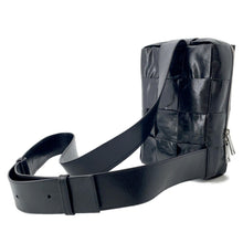 Load image into Gallery viewer, Bottega Veneta Maxi INTRECCIATO Cassette Sling Bag Black701366 Leather Size Mini
