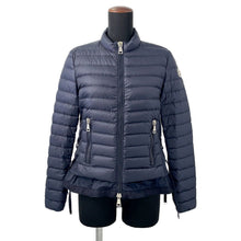 将图像加载到图库查看器中,MONCLER Diantha Down Jacket with Side Ribbons NavyC10934596799 Nylon100%