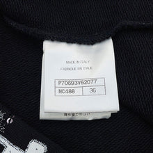 将图像加载到图库查看器中,CHANEL Logo Print Knitted Fabric Skirt Size 36 BlackP70693 Cotton100% Sequins