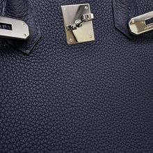 将图像加载到图库查看器中,HERMES Birkin Blue Nuit Togo Leather Size 30