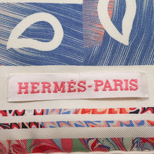 将图像加载到图库查看器中,HERMES Carre Les Mustangs Marble LES MUSTANGUS MARBLE Size 90 Multicolor Silk100%