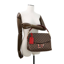 将图像加载到图库查看器中,LOUIS VUITTON Beaubourg scarletN40176 Damier Ebene Canvas