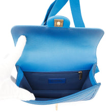 将图像加载到图库查看器中,CHANEL Sunset on the Sea Matelasse Single Flap Blue Caviar Leather