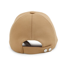 将图像加载到图库查看器中,HERMES Cap《Tess》 Milan Jersey Size 58 Biscuit Rayon Polyurethane
