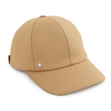 将图像加载到图库查看器中,HERMES Cap《Tess》 Milan Jersey Size 58 Biscuit Rayon Polyurethane
