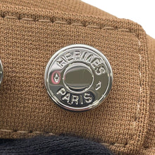将图像加载到图库查看器中,HERMES Cap《Tess》 Milan Jersey Size 58 Biscuit Rayon Polyurethane