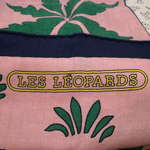 Load image into Gallery viewer, HERMES Giant Square LES LEOPARDS Leopard Size 140 Marine/Rose Buvar/Multicolor Cashmere70% Silk30%