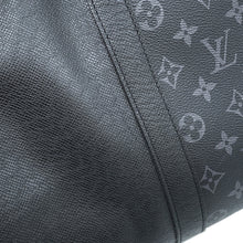 Load image into Gallery viewer, LOUIS VUITTON Taigarama Keepall Bandouliere NoirM53763 Taiga Leather Monogram Eclipse Size 50