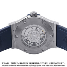 将图像加载到图库查看器中,HUBLOT Classic fusion W42mm TI Rubber Blue Dial542.NX.7170.LR