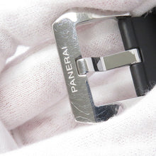 将图像加载到图库查看器中,PANERAI Luminor Marina Logo Acciaio W44mm Stainless Steel Rubber Black DialPAM00510