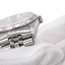 将图像加载到图库查看器中,ROLEX Datejust W36mm Stainless Steel K18WG Silver Dial16234G
