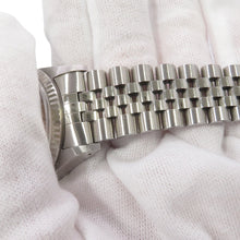 将图像加载到图库查看器中,ROLEX Datejust W36mm Stainless Steel K18WG Silver Dial16234G