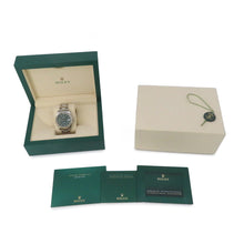将图像加载到图库查看器中,ROLEX Datejust W41mm Stainless Steel K18WG Mint Green Dial126334