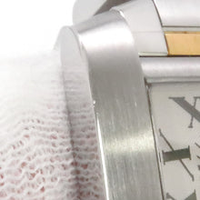 将图像加载到图库查看器中,CARTIER Tank francaise LM H32mm×W27.8mm Stainless Steel YG Silver DialW51005Q4
