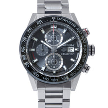 将图像加载到图库查看器中,TAG HEUER Carrera Caliber 01 W43mm Stainless Steel Gray DialCAR201W