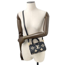 Load image into Gallery viewer, LOUIS VUITTON Nano Speedy Noir/BeigeM81456 Monogram Empreinte Leather