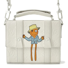 Load image into Gallery viewer, LOUIS VUITTON Flap Soft Trunk Messenger WhiteM57407 Taurillon Leather