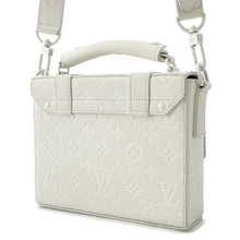 Load image into Gallery viewer, LOUIS VUITTON Flap Soft Trunk Messenger WhiteM57407 Taurillon Leather