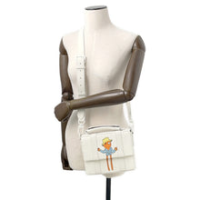 Load image into Gallery viewer, LOUIS VUITTON Flap Soft Trunk Messenger WhiteM57407 Taurillon Leather