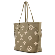 Load image into Gallery viewer, LOUIS VUITTON Neverfull Khaki/CremeM46649 Monogram Empreinte Leather Size MM