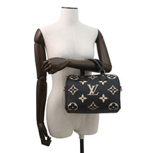 Load image into Gallery viewer, LOUIS VUITTON Speedy Bandouliere RedM58947 Bicolor Monogram Empreinte Leather Size 25