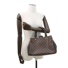 Load image into Gallery viewer, LOUIS VUITTON Brittany NoirN41673 Damier Ebene Canvas Taurillon Leather