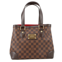 将图像加载到图库查看器中,LOUIS VUITTON Hampstead RedN51205 Damier Ebene Canvas Size PM