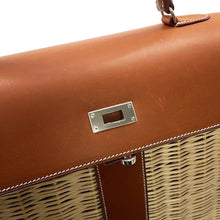 Load image into Gallery viewer, HERMES Kelly Picnic Natural/Fauve Rattan Barenia Leather Size 35