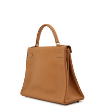 将图像加载到图库查看器中,HERMES Kelly Retourne Natural Chamonix Leather Size 32