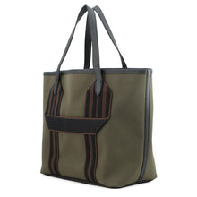 将图像加载到图库查看器中,HERMES Pur Sangle Vert Bronze/Black/Ebene Toile Military Taurillon Clemence Sangle Woolly