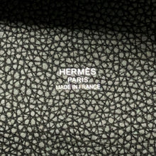 将图像加载到图库查看器中,HERMES Pur Sangle Vert Bronze/Black/Ebene Toile Military Taurillon Clemence Sangle Woolly