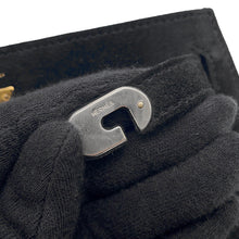 Load image into Gallery viewer, HERMES Kelly Clutch Black Doblis