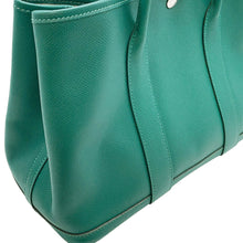 将图像加载到图库查看器中,HERMES Garden Party Vert Jade Epsom Size TPM