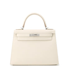 将图像加载到图库查看器中,HERMES Kelly Sellier Craie Epsom Size 28