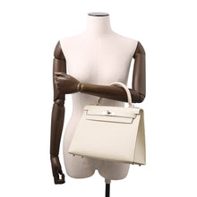 将图像加载到图库查看器中,HERMES Kelly Sellier Craie Epsom Size 28