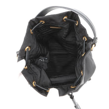 Load image into Gallery viewer, PRADA Re-Nylon Duet Bucket 2-way Bag Black1BH038 Nylon Patent Leather