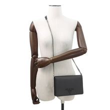 Load image into Gallery viewer, PRADA Mini Bag Chain Shoulder Bag Black1BP018 Saffiano LeatherLeather