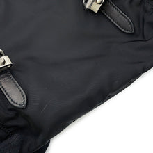将图像加载到图库查看器中,PRADA Studded Shoulder Bag Black/White1BD118 Nylon Leather