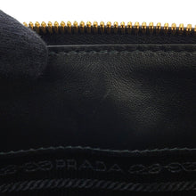 将图像加载到图库查看器中,PRADA Triangle Logo Brique Shoulder Bag Gold2VH070 Saffiano LeatherLeather